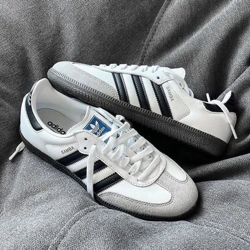 کفش کتونی سامبا سفید adidas samba og white
