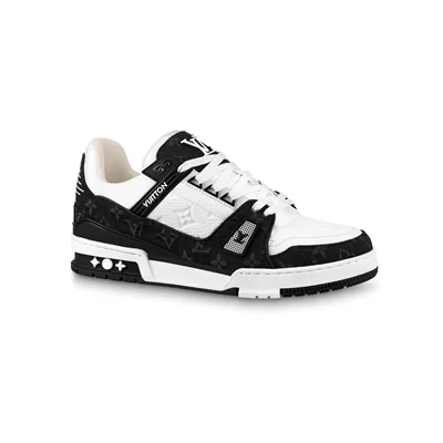کتونی لویی ویتون ترینر مشکی Louis Vuitton LV Trainer