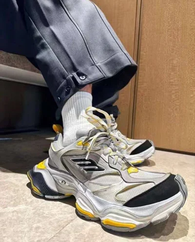 بالنسیاگا کارگو Balenciaga Cargo Sneaker Grey Black Yellow