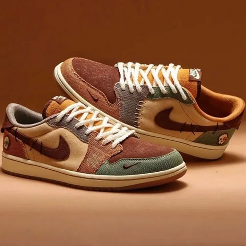 کتونی ایر جردن 1 ساق کوتاه وودو (Nike Air Jordan 1)