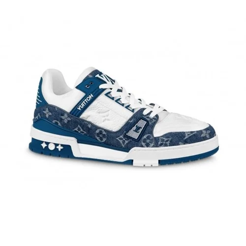 کتونی لویی ویتون ترینر آبی Louis Vuitton LV Trainer
