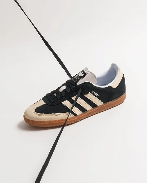 کفش کتونی سامبا مشکی سفید adidas samba og black white